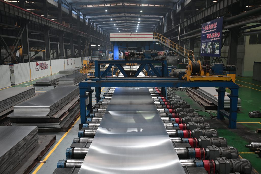 Aluminum sheet production plant